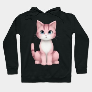 Sweet Pink Cat Hoodie